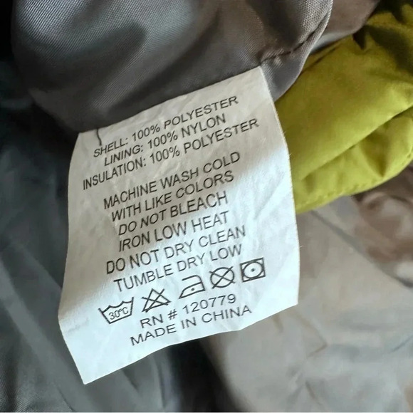 ARCTICA Down Puffer winter Ski Jacket Light Fill Green Waterproof Medium - Picture 3 of 5